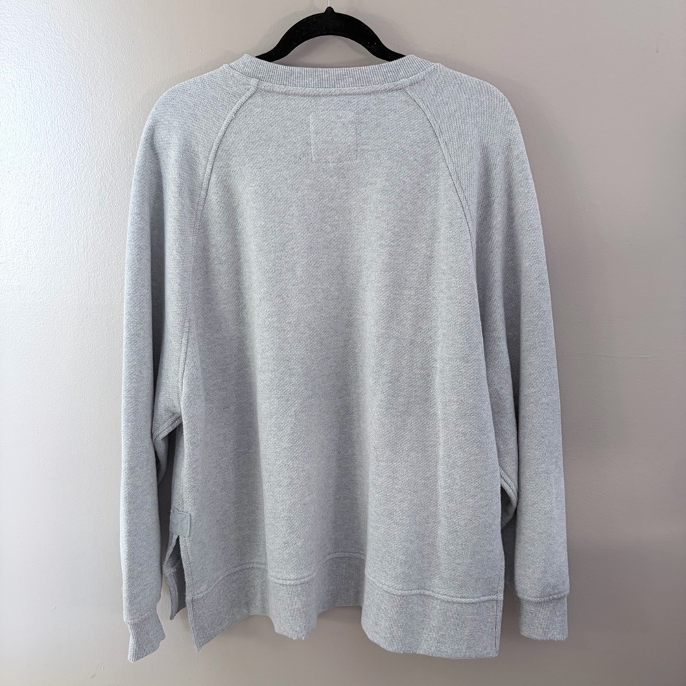 Aerie Light Gray Cozy Girl Sweatshirt - Picture 4 of 6